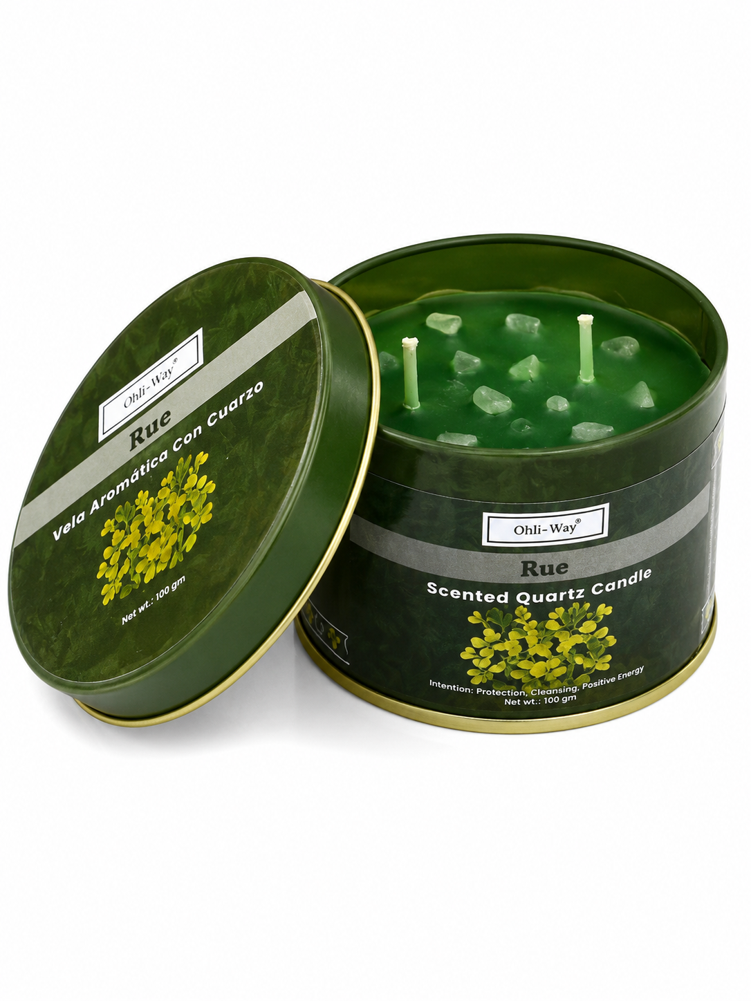 Rue (Ruda) Scented Quartz Candle