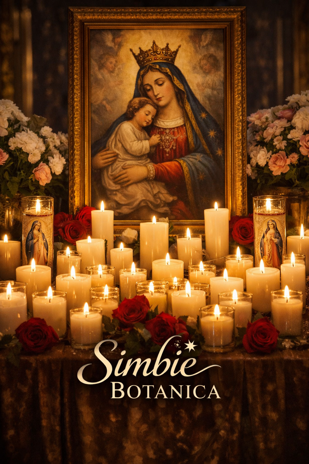 🕯️ Candle Offering before Our Lady of Altagracia